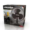 Mesko | Ventiliatorius | MS 7309 | Stalinis ventiliatorius | Juodas | Skersmuo 30 cm | Greičių skaičius 3 | Svyravimas | 40 W | Ne