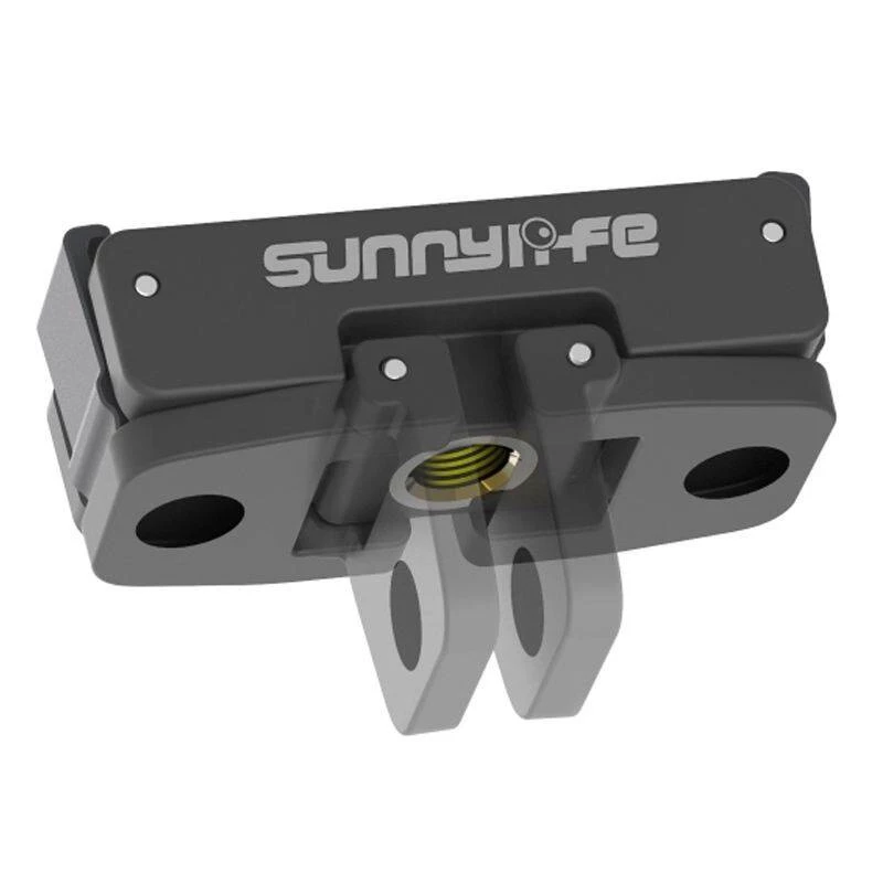 Magnetinis greito atjungimo adapteris „Sunnylife“, skirtas „DJI Action 2/3/4“ – 1/4 colio tvirtinimas