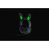 Razer Kraken V2 Pro Kitty Edition – laidinis ausinių komplektas, uždengiančios ausines, juodos spalvos, žaidimams