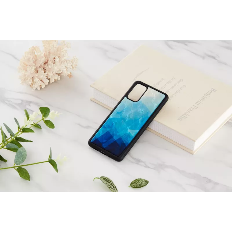 „iKins“ apsauginis dėklas „Samsung Galaxy S20+“ – melsvai juoda apdaila