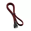 CableMod ModMesh - SATA laidas - Serial ATA 150/300/600 - SATA (W) stačiu kampu į dešinę prie SATA (W) - 60 cm - Blood Red (CM-CAB-RSAT-N60KBR-R)