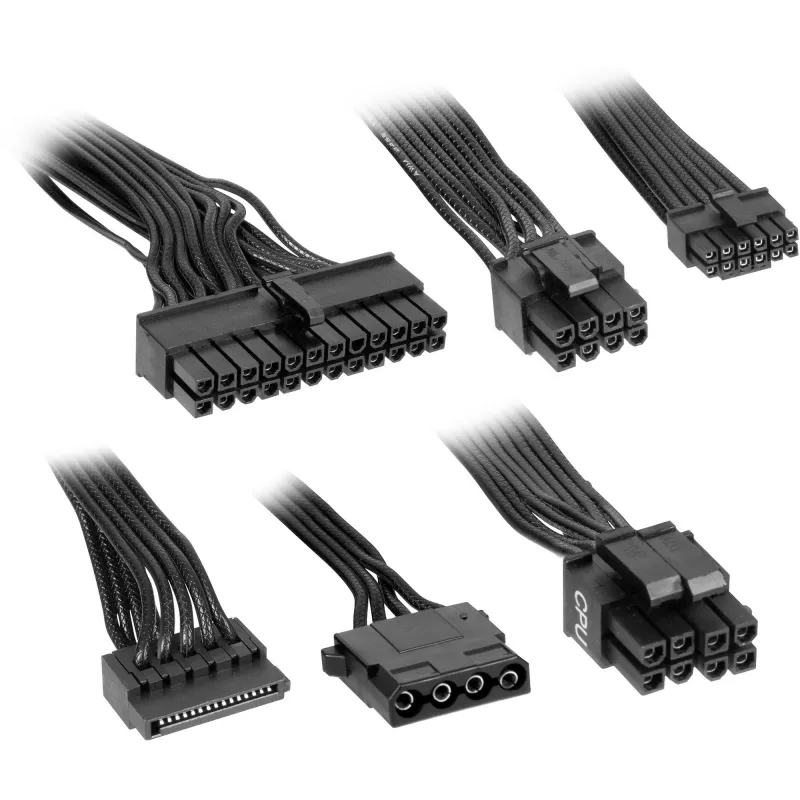 Rebel P15 850, maitinimo blokas kompiuteriui, juodas, 1x 12 kontaktų didelės galios GPU, 4x PCIe, kabelių tvarkymas, 850 W