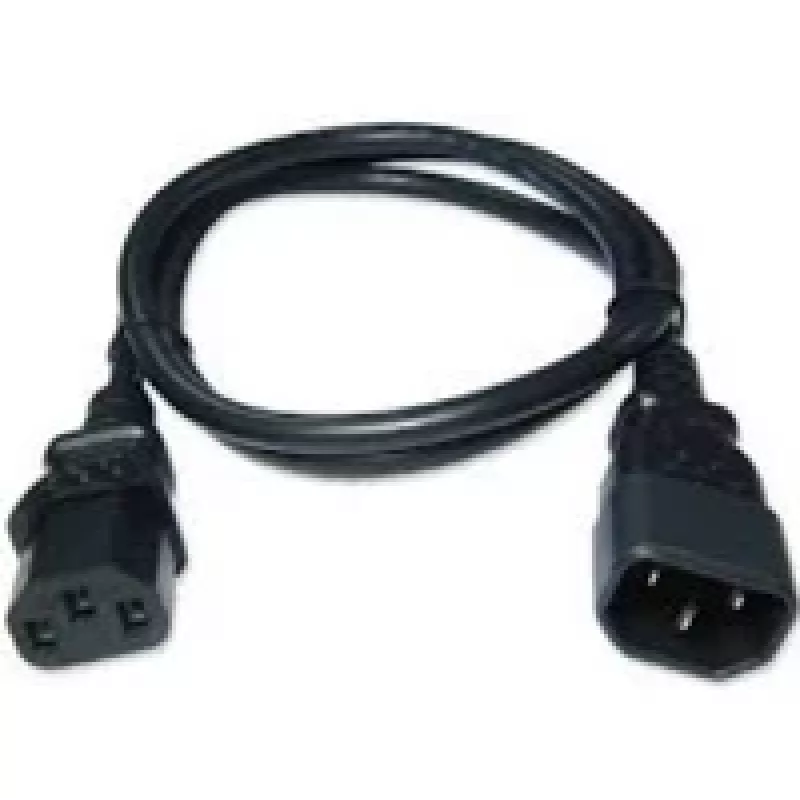 Zebra CS-CAB-IEC-L maitinimo laidas juodas 1 m C13 kištukinis lizdas C14 kištukas