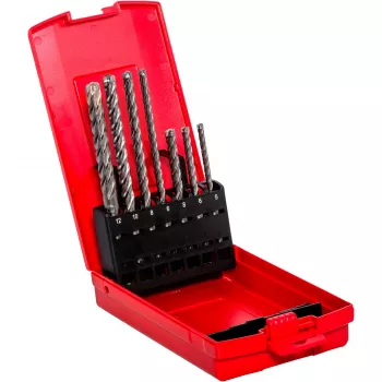 Gręžimo plaktuko grąžtų rinkinys Quattric II Set, SDS plus (5 vnt., Ø 5–12 mm)