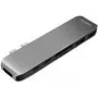 LOGILINK UA0302 LOGILINK- Universalus USB-C 7-in-1 stotelė su PD, aliumininis, 100W