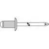 Blind rivet GESIPA 6300979 aliuminio korpusas, plieninis stiebas 5×18 mm, 12–14 mm plokščia galvutė