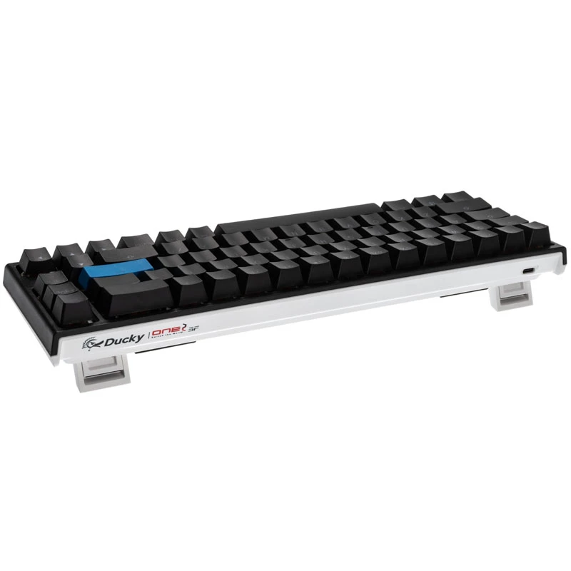 Ducky One 2 SF žaidimų klaviatūra, MX-Blue, RGB LED - juoda (JAV)
