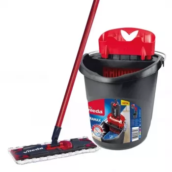 Vileda Ultramax Complete Mop & Bucket Set, Pilka