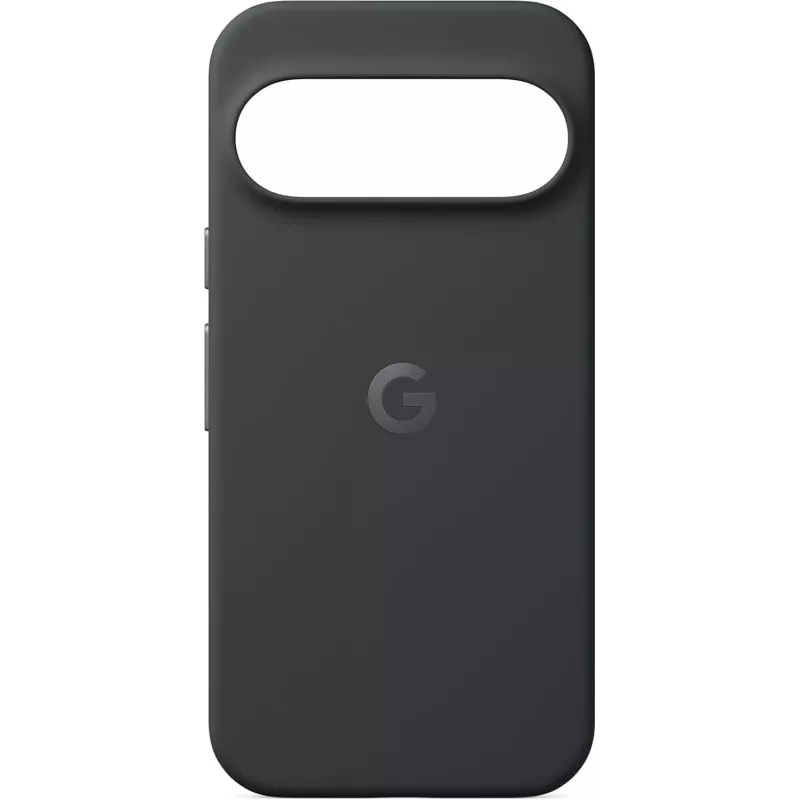 Telefono dėklas Google Pixelsnap, skirtas Pixel 10 / Pixel 10 Pro, 6,3 col. (16 cm), silikonas/mikropluoštas/PC, juodas