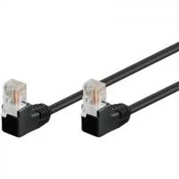 Tinklo kabelis Goobay 96085 juodas 0,5 m Cat5e U/UTP