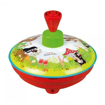 Suktukas Lena 52449, medinis žaislas su Kurmio motyvu, 13 cm