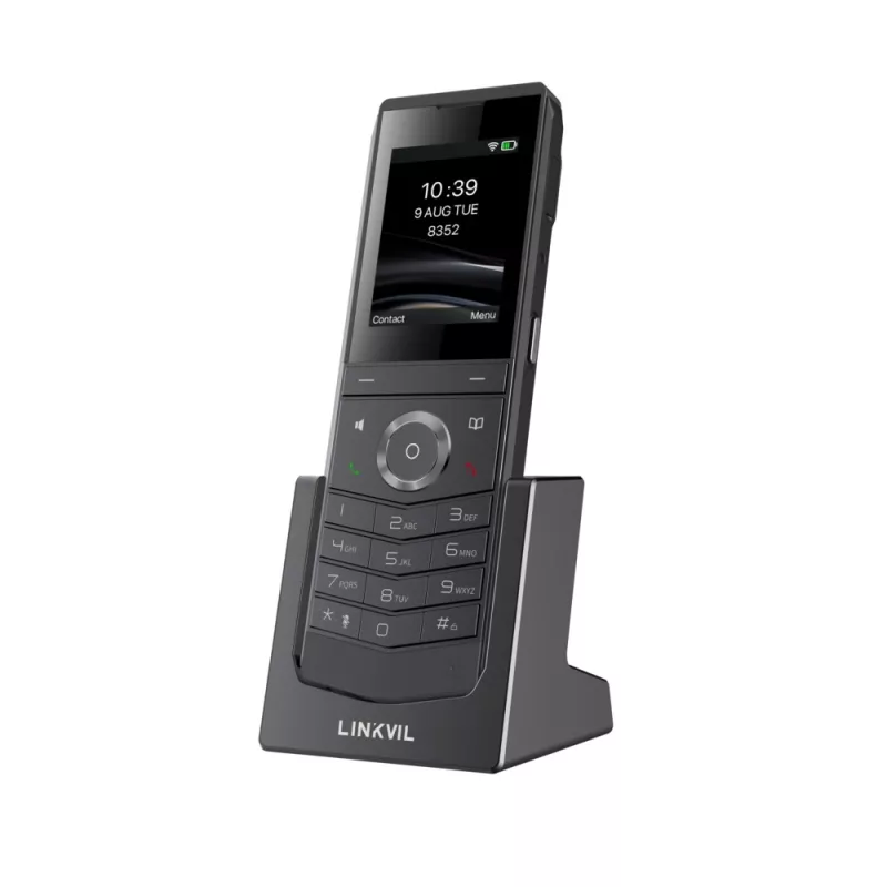 IP mobilusis telefonas Fanvil W611W V2 juodas 4 linijos LCD Wi-Fi