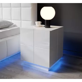 Cama REJA naktinis staliukas, šviesiai mėlynas