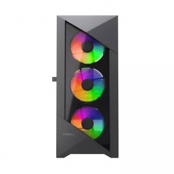 Gembird CCC-FC-900ARGB Gaming kompiuterio korpusas Fornax 900, ATX, juodas