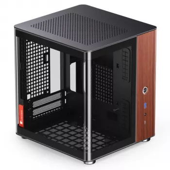 PC korpusas Jonsbo TK-0, Mini-Tower, Mini-ITX, juodas