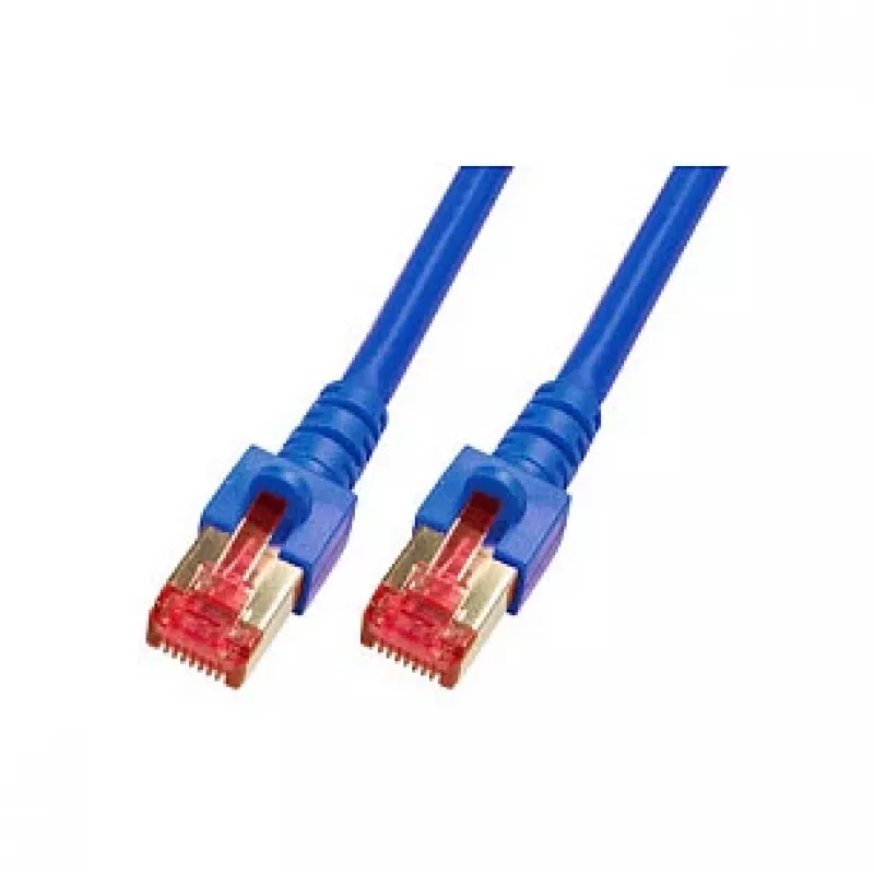 EFB-Elektronik RJ45 komutacinis kabelis Cat.6 S/FTP LSZH mėlynas 0,5m Gamintojas: EFB Elektronik (K5513.0,5)