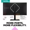 RENEW Sidabrinė OMEN by HP 27qs QHD Gaming Monitor - 27 2560x1440 QHD 400-nit 240Hz AG, IPS, 2x HDMI/DisplayPort, 2x USB-A, speakers, height adjustable/tilt/pivot, 1 years
