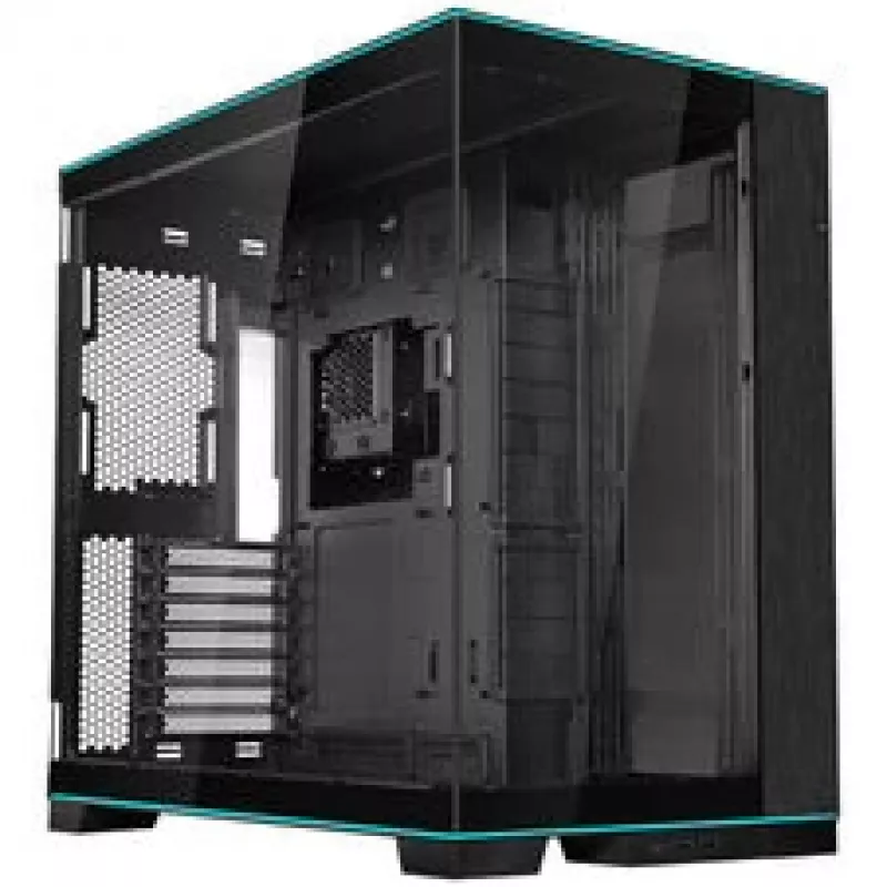 Lian Li O11 Dynamic EVO RGB PC korpuso rinkinys, Midi-Tower, ARGB, grūdintas stiklas + 3x UNI FAN SL-INF - juoda
