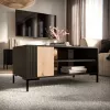 Cama MERCI coffee/lawn table 100 x 55 x 49 cm Juoda/oak artisan
