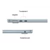„MacBook Air 13“, dangaus mėlyna, M4 (10 branduolių CPU / 10 branduolių GPU), 16 GB, 512 GB, vokiška klaviatūra, 35 W dvigubas USB-C maitinimo adapteris, MC6U4D/A
