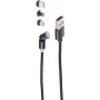USB laidas ShiverPeaks BS14-19002 2m USB A USB C/Micro-USB B juodas
