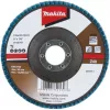 Makita - šlifavimo diskas - metalui, nerūdijančiam plienui, spalvotiesiems metalams - 125 mm - Grūdėtumas: Z40 (D-63781)