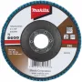 Makita - šlifavimo diskas - metalui, nerūdijančiam plienui, spalvotiesiems metalams - 125 mm - Grūdėtumas: Z40 (D-63781)
