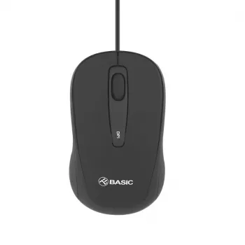 pelė Tellur Basic Wired pelė mini USB Juoda
