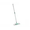 Mop Leifheit Profi Cotton Plus Fiber 420 mm — mikro pluošto galvutė laminatui ir plytelėms, turkio/baltos spalvos