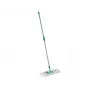 Mop Leifheit Profi Cotton Plus Fiber 420 mm — mikro pluošto galvutė laminatui ir plytelėms, turkio/baltos spalvos