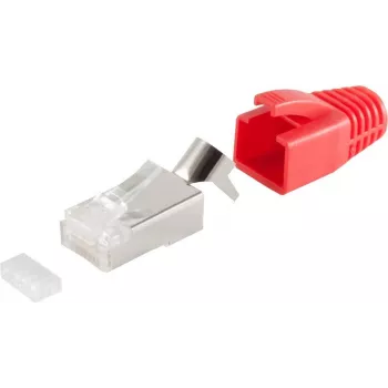 Laido jungtis RJ-45 ShiverPeaks 72067-10R Raudona Balta