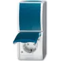 BUSCH JAEGER 2601/6/20 EBW-53 - F tipas - 2P+E - Mėlyna - Balta - IP44 - 250 V - 16 A