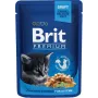 Šlapias kačių maistas Brit Premium Cat Kitten Chicken 100 g — šlapia pakuotė jauniems kačiukams, 81% drėgmės, 9,5% baltymų
