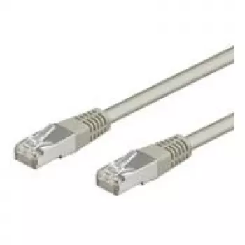 Wentronic Goobay CAT 5e komutacinis kabelis, SF/UTP, pilkas, 0,5 m - CCA vario mišinys (50143)