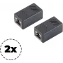Adapter ShiverPeaks modulinis jungiamasis adapteris Cat. 6A 08-01041-2, RJ45 mova
