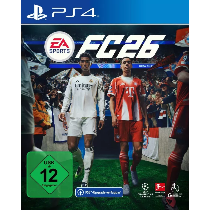 Video žaidimas Electronic Arts EA Sports FC 26, skirta PlayStation 4 (PS4) – disko formatas