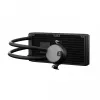 Viskas viename skysčio aušinimo sistema Fractal Design Lumen S24 v2 RGB — 240 mm radiatorius, 120 mm RGB ventiliatoriai, juoda