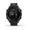 GPS golfo laikrodis GARMIN Approach S12, juodas, 43 mm korpusas, silikoninis dirželis, 30 val. GPS baterijos veikimo laikas