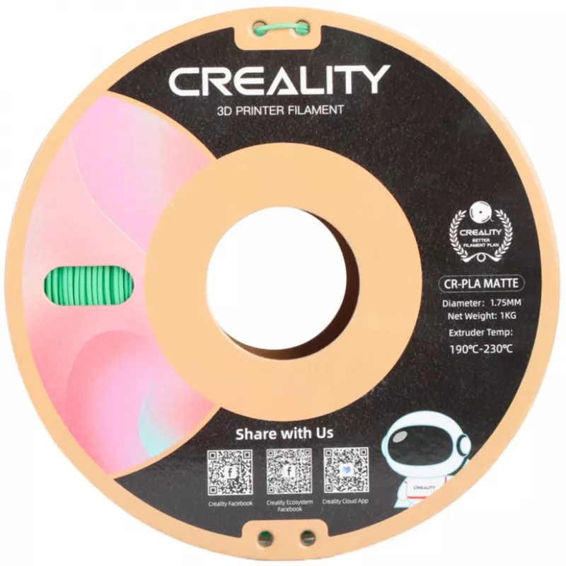 3D spausdinimo medžiaga Creality 3301010301 Polilaktidas PLA žalias 1 kg 1.75 mm