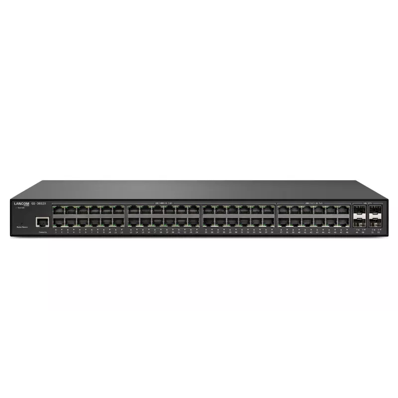 Lancom GS-3628XUP, L3, 2.5G Ethernet (100/1000/2500), Power over Ethernet (PoE), montuojamas stelaže, 1U