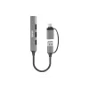PORT CONNECT | HUB USB-C/USB-A 4 prievadai USB-A 3.0 5Gbps | 900160