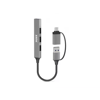 PORT CONNECT | HUB USB-C/USB-A 4 prievadai USB-A 3.0 5Gbps | 900160