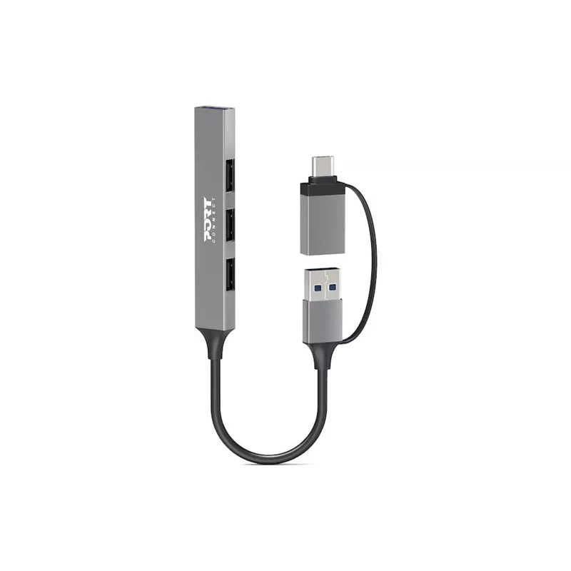 PORT CONNECT | HUB USB-C/USB-A 4 prievadai USB-A 3.0 5Gbps | 900160