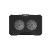 FURY GUNBAI G3 Laptop Cooling Pad 14.1–17.3 su 2 ventiliatoriais, RGB apšvietimu, 2× USB