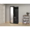 Topeshop GAR DUO CZERŃ entryway Spintelė