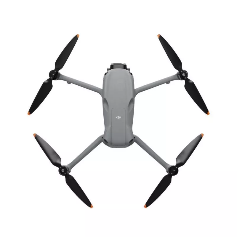 Kvadrokopteris DJI Air 3s — 4 rotorių dronas, 50 MP kamera, 3840×2160 vaizdo įrašas, 27 m/s, 32 000 m nuotolis, 4276 mAh baterija, 42 GB vidinė atmintis, pilka