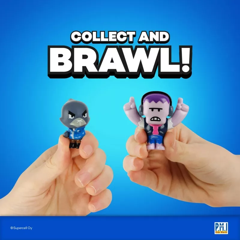 BRAWL STARS S1 FIGŪRĖLĖS - 8 VIENETŲ DELUXE DĖŽUTĖS VERSIJA C