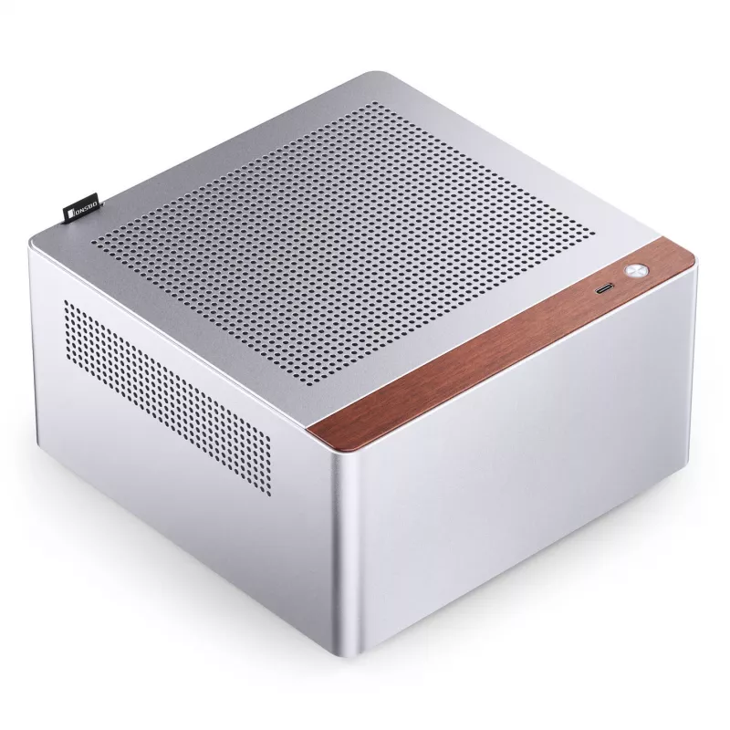 PC korpusas Jonsbo N10 mini bokštas ITX sidabrinis