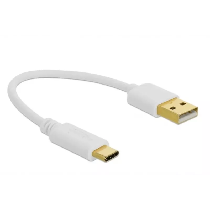 USB įkrovimo laidas DeLOCK Type-A į USB Type-C 15 cm