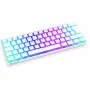Thock Compact Wireless Pudding Onyx White, Gaming Keyboard White, DE-Layout, Kailh Box Red